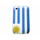 Coque rigide et brillante drapeau Argentine pour Blackberry 8520 Curve  + film protection écran offert