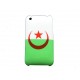 Coque rigide drapeau Algérie pour Iphone 3  + film protection écran offert