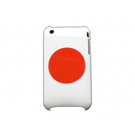 Coque rigide drapeau Japon pour Iphone 3  + film protection écran offert