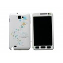 Coque intégrale pour Samsung Galaxy Note I9220/N7000 étoiles bleues+ film protection écran offert