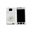 Coque intégrale pour Samsung I9100 Galaxy S2 blanche tasse à café + film protection écran offert