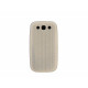 Coque pour Samsung Galaxy S3 / I9300 silicone blanche  + film protection écran offert