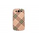 Coque pour Samsung I9300 Galaxy S3 mate carreaux roses  + film protection écran offert