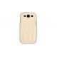 Coque pour Samsung I9300 Galaxy S3 simili-cuir serpent blanc + film protection écran offert