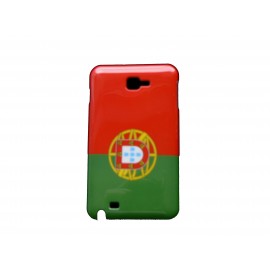 Coque pour rigide drapeau Portugal pour Samsung Galaxy Note I9220/N7000  + film protection écran offert
