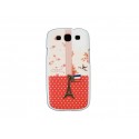 Coque pour Samsung I9300 Galaxy S3 Paris tour Eiffel rouge + film protection écran offert