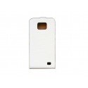 Pochette pour Samsung I9100 Galaxy S2 simili-cuir croco blanc + film protection écran 