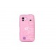 Coque pour Samsung S5830 Galaxy Ace silicone rose cercles + film protection écran offert