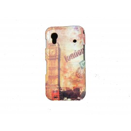 Coque pour Samsung S5830 Galaxy Ace carte postale Londres Big Ben + film protection écran offert