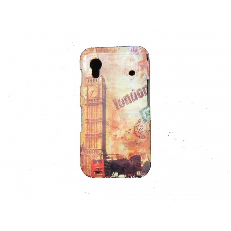 Coque pour Samsung S5830 Galaxy Ace carte postale Londres Big Ben + film protection écran offert