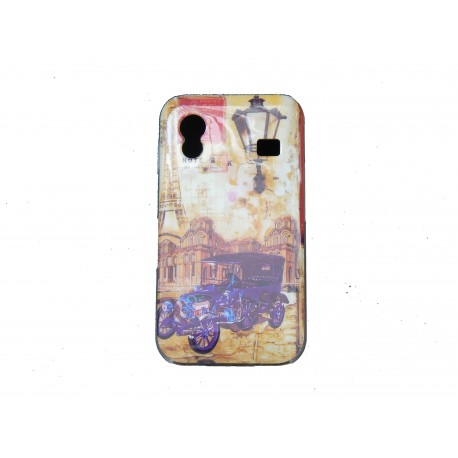 Coque pour Samsung S5830 Galaxy Ace carte postale Paris Tour Eiffel  + film protection écran offert