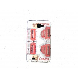 Coque pour Samsung Galaxy Note I9220/N7000 Londres cabine téléphone rouge + film protection écran offert