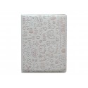 Pochette pour Ipad 2 simili-cuir rose pâle fashion + film protection ecran 