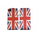 Pochette pour Iphone 4 en simili-cuir drapeau UK/Angleterre+ film protection écran 