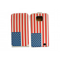 Pochette pour Samsung I9100 Galaxy S2  drapeau USA/Etats Unis + film protection écran 