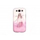 Coque pour Samsung I9300 Galaxy S3 brillante rose jeune fille + film protection écran offert