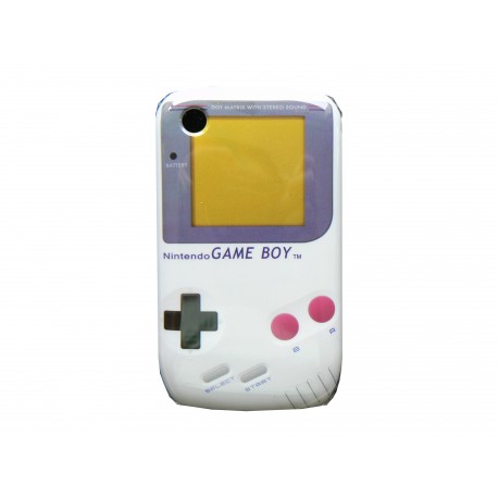 Coque rigide et brillante pour Blackberry 8520 Game Boy + film protection écran offert