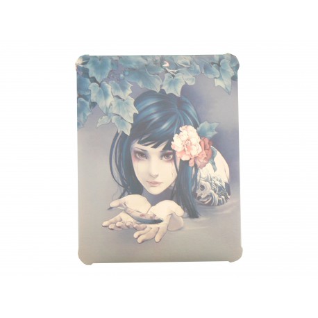 Coque Etui motif "manga" pour Ipad 1 + film protection ecran offert