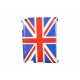 Coque brillante drapeau Angleterre/UK pour Ipad 2 + film protection ecran offert