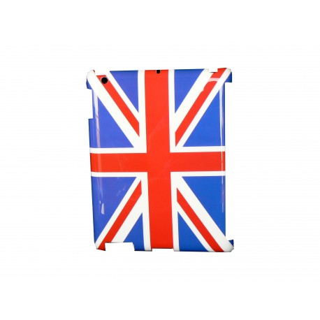 Coque brillante drapeau Angleterre/UK pour Ipad 2 + film protection ecran offert