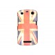 Coque pour Blackberry Curve 9350/9360/9370 drapeau Angleterre/UK vintage  + film protection écran offert