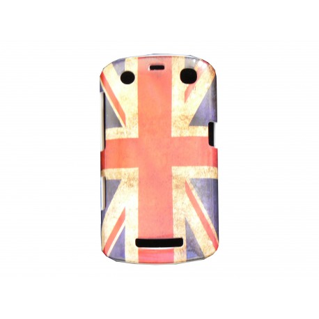 Coque pour Blackberry Curve 9350/9360/9370 drapeau Angleterre/UK vintage  + film protection écran offert