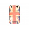 Coque pour Blackberry Curve 9350/9360/9370 drapeau Angleterre/UK vintage  + film protection écran offert