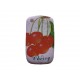 Coque silicone/gel avec des cerises pour Blackberry 8520 curve+ film protection ecran offert