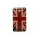 Coque rigide drapeau UK/Angleterre vintage pour Samsung Galaxy Note I9220/N7000  + film protection écran offert