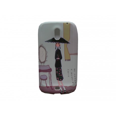 Coque pour Samsung I9250 Galaxy Nexus Prime silicone dame miroir + film protection écran offert