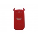 Coque pour Samsung I9300 Galaxy S3 silicone diable rouge + film protection écran offert