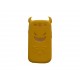 Coque pour Samsung I9300 Galaxy S3 silicone diable jaune + film protection écran offert