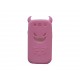 Coque pour Samsung I9300 Galaxy S3 silicone diable rose + film protection écran offert