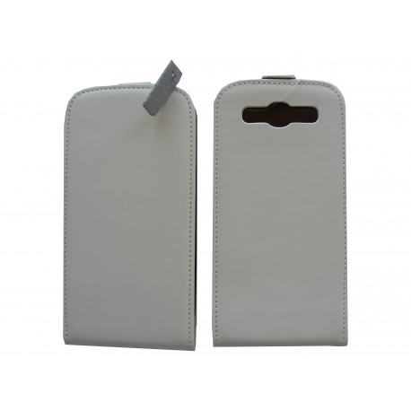 Pochette Etui cuir blanc pour Samsung I9300 Galaxy S + film protectin écran 