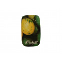 Coque silicone pour Blackberry 8520 curve avec des citrons+ film protection ecran offert