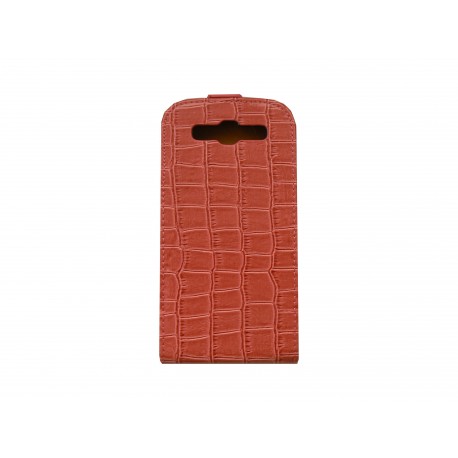 Pochette Etui pour Samsung I9300 Galaxy S rose simili-cuir crocodile + film protectin écran 