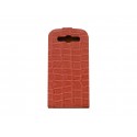 Pochette Etui pour Samsung I9300 Galaxy S rose simili-cuir crocodile + film protectin écran 