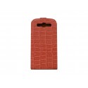 Pochette Etui pour Samsung I9300 Galaxy S rose simili-cuir crocodile + film protectin écran 