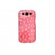 Coque pour Samsung I9300 Galaxy S3 rose effet goutte d'eau+ film protection écran offert