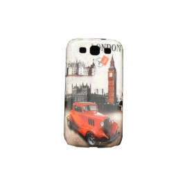 Coque pour Samsung I9300 Londres Big Ben et Westminster Abbey + film protection écran offert
