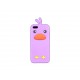 Coque pour Iphone 5 silicone poussin rose + film protection écran offert