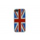 Coque pour Iphone 5 silicone drapeau UK/Angleterre blanc + film protection écran offert