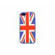 Coque pour Iphone 5 silicone drapeau UK/Angleterre bleue + film protection écran offert