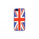 Coque pour Iphone 5 silicone drapeau UK/Angleterre bleue + film protection écran offert