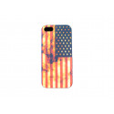 Coque pour Iphone 5 drapeau USA/Etats Unis vintage+ film protection écran offert