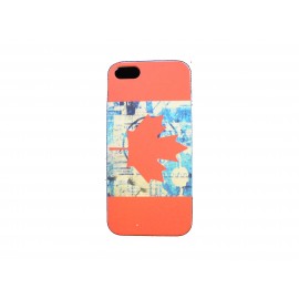 Coque pour Iphone 5 drapeau Canada vintage+ film protection écran offert