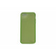 Coque pour Iphone 5 silicone semi-rigide verte + film protection écran offert