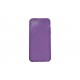 Coque pour Iphone 5 silicone semi-rigide violette + film protection écran offert