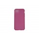 Coque pour Iphone 5 silicone semi-rigide rose + film protection écran offert