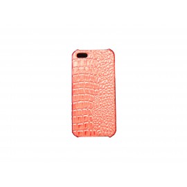 Coque pour Iphone 5 peaux de serpent rouge + film protection écran offert